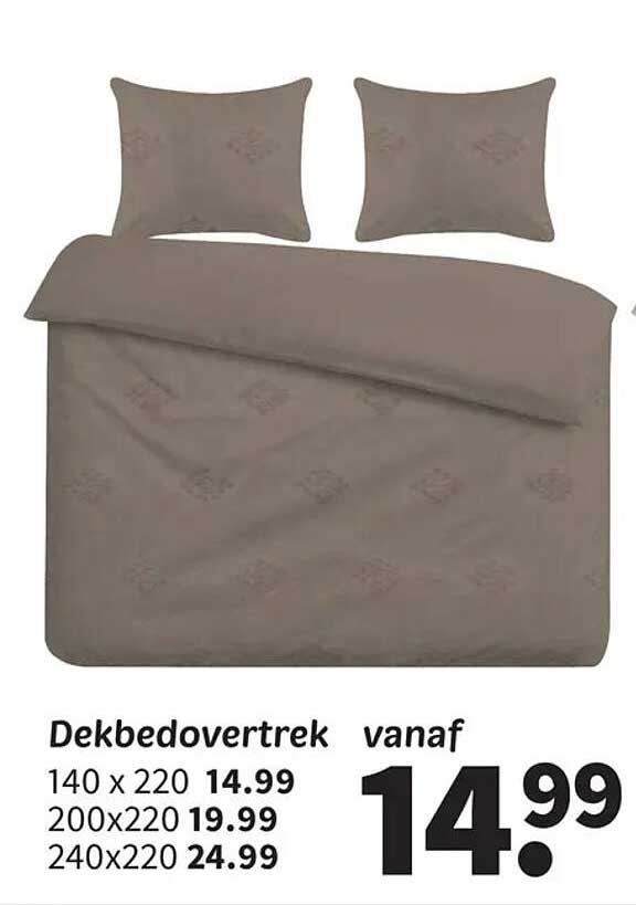 Dekbedovertrek vanaf