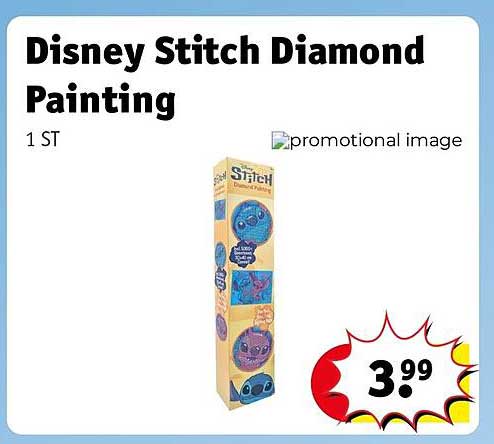 Disney Stitch Diamond Painting 1 ST