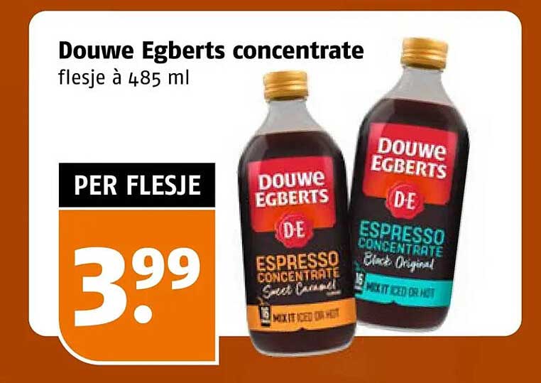 Douwe Egberts concentrate flesje à 485 ml