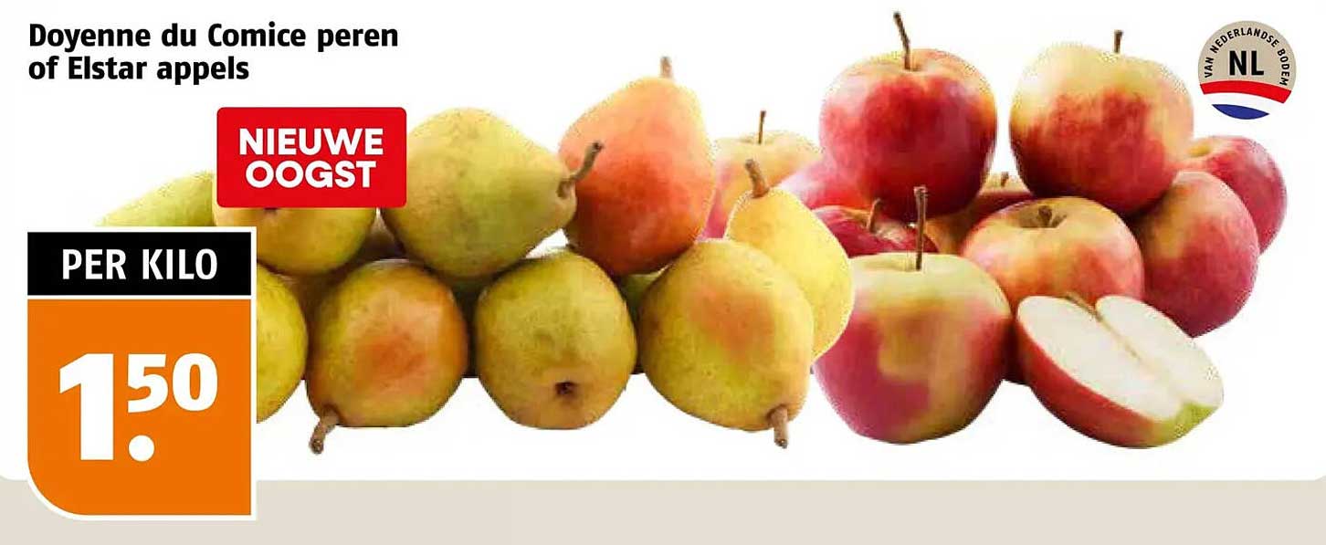 Doyenne du Comice peren of Elstar appels