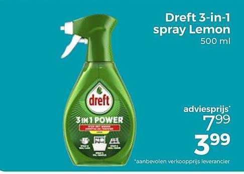 Dreft 3-in-1 spray Lemon 500 ml