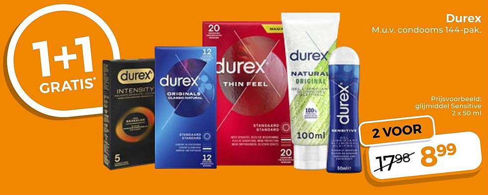 Durex 1+1 GRATIS