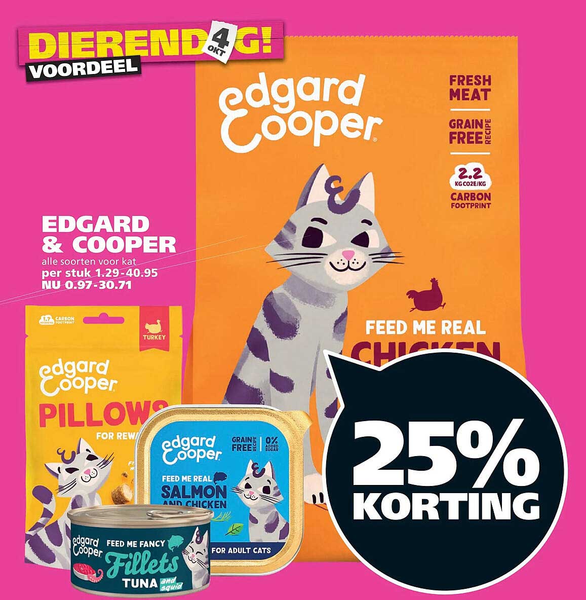 EDGARD & COOPER alle soorten voor kat