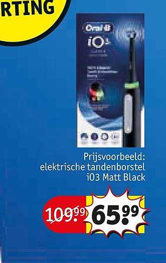 elektrische tandenborstel iO3 Matt Black