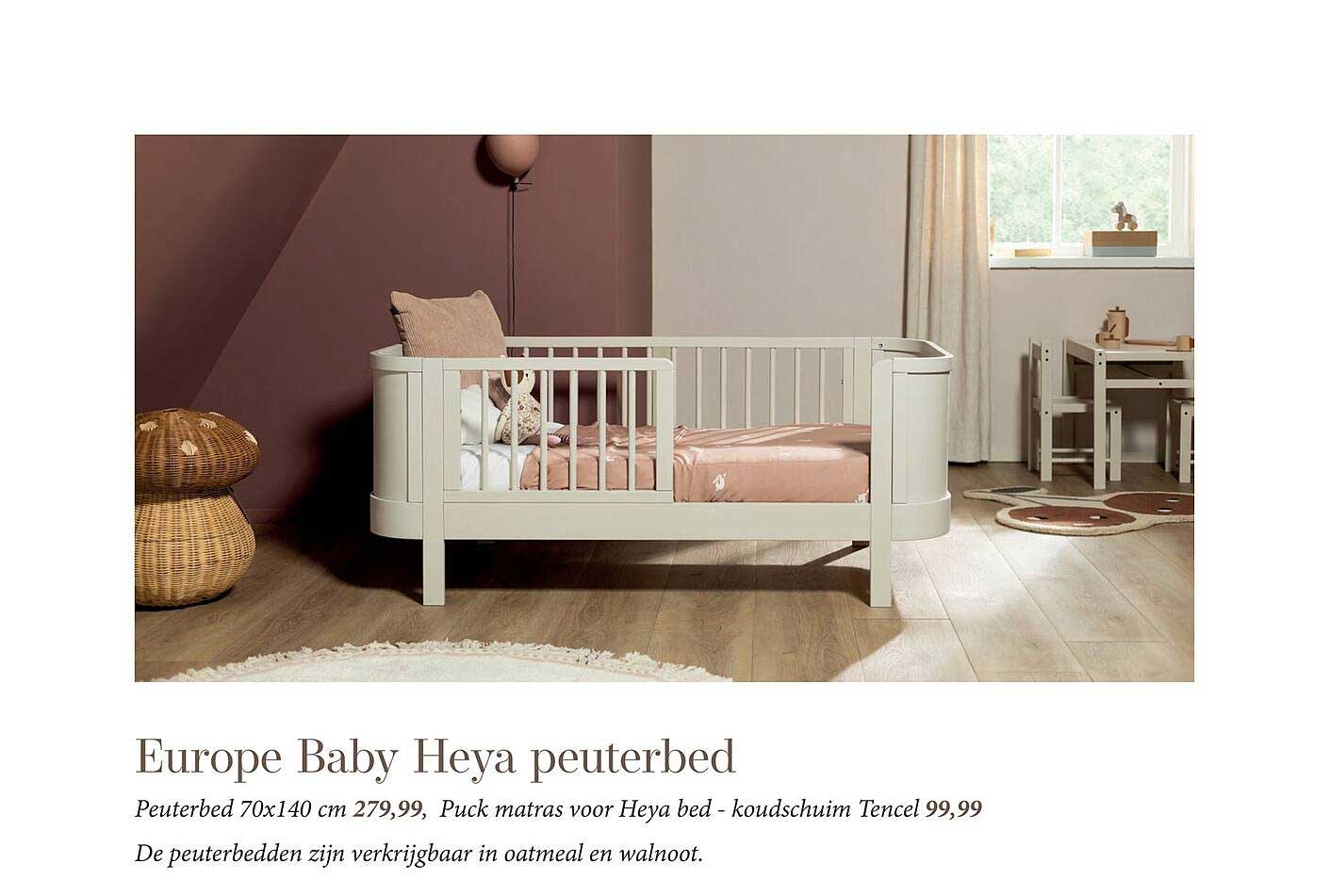 Europe Baby Heya peuterbed