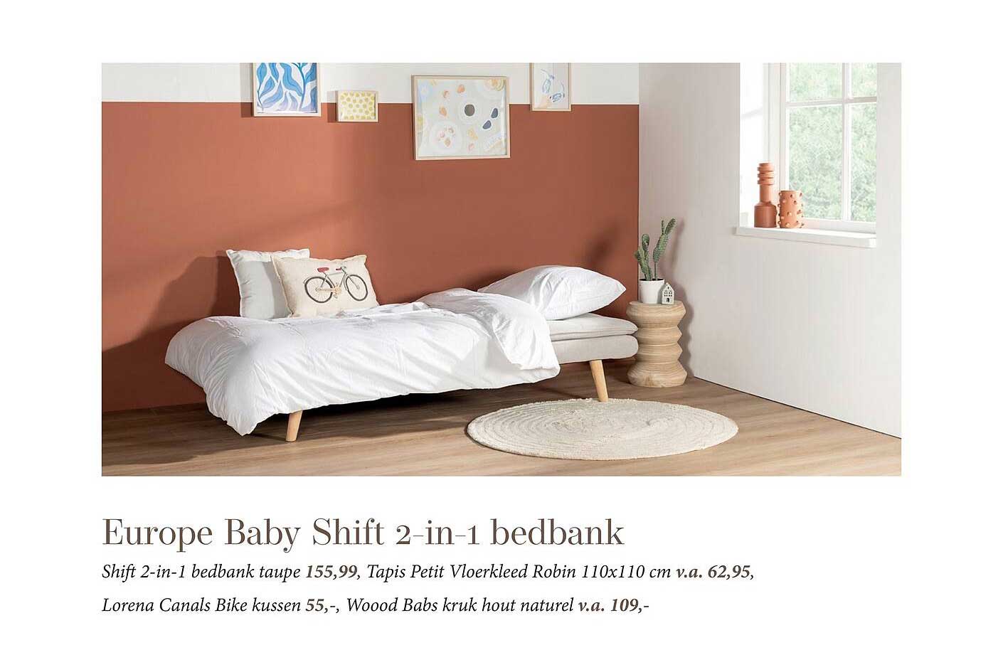 Europe Baby Shift 2-in-1 bedbank