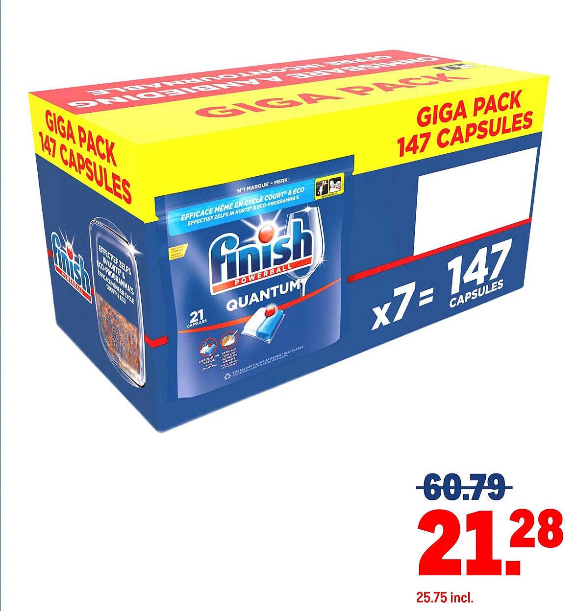 Finish Quantum Giga Pack 147 capsules