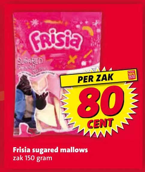 Frisia sugared mallows zak 150 gram