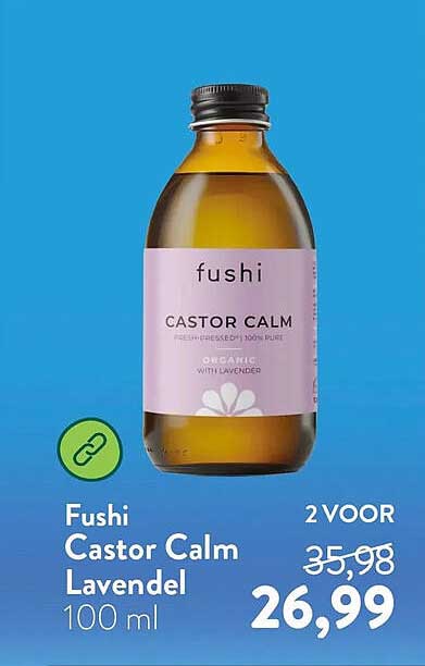 Fushi Castor Calm Lavendel 100 ml 2 VOOR