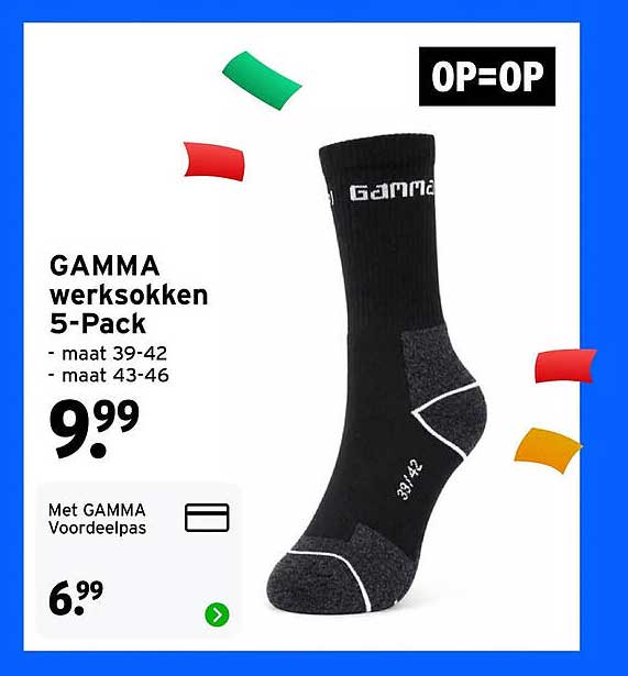 GAMMA werksokken 5-Pack