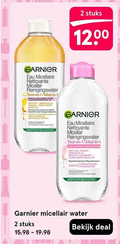Garnier micellair water
