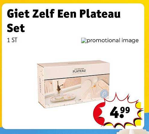 Giet Zelf Een Plateau Set 1 ST