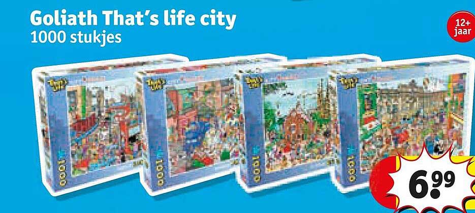 Goliath That's life city 1000 stukjes