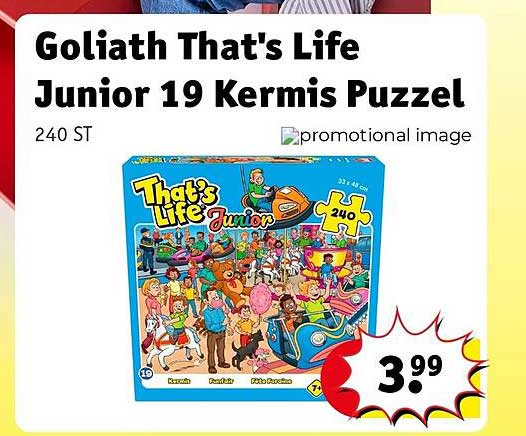 Goliath That's Life Junior 19 Kermis Puzzel