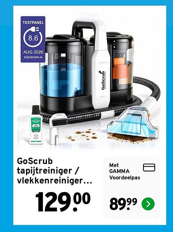 GoScrub tapijtreiniger / vlekkenreiniger...