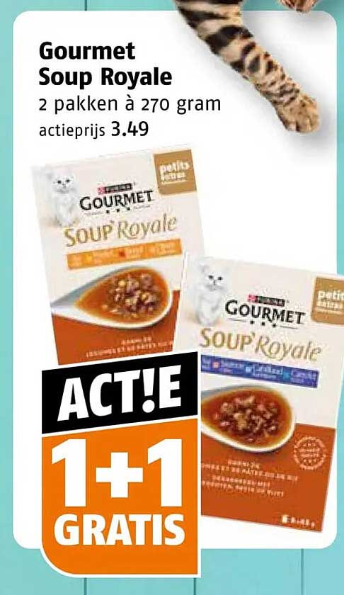 Gourmet Soup Royale 2 pakken à 270 gram 1+1 GRATIS