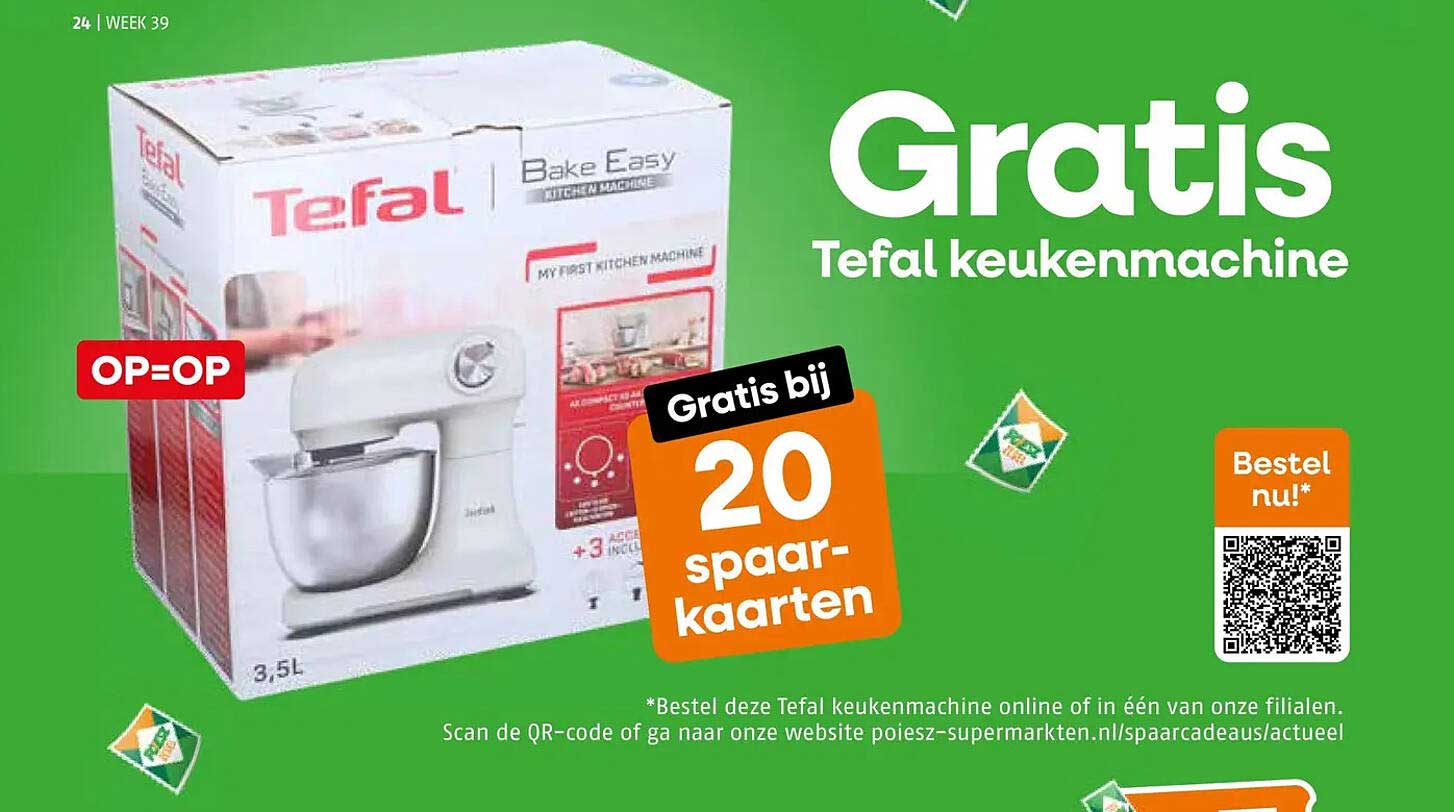 Gratis Tefal keukenmachine