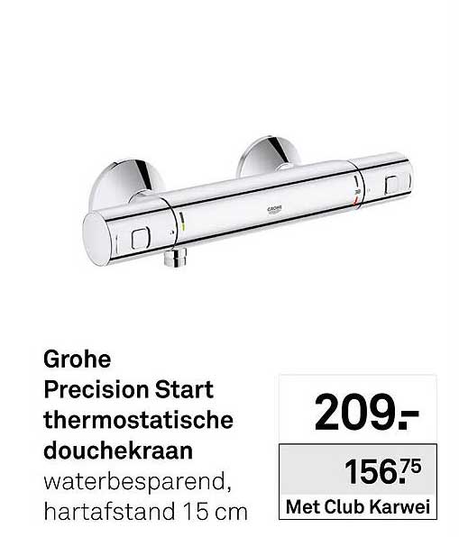 Grohe Precision Start thermostatische douchekraan