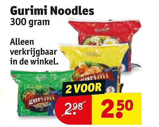 Gurimi Noodles 300 gram 2 VOOR