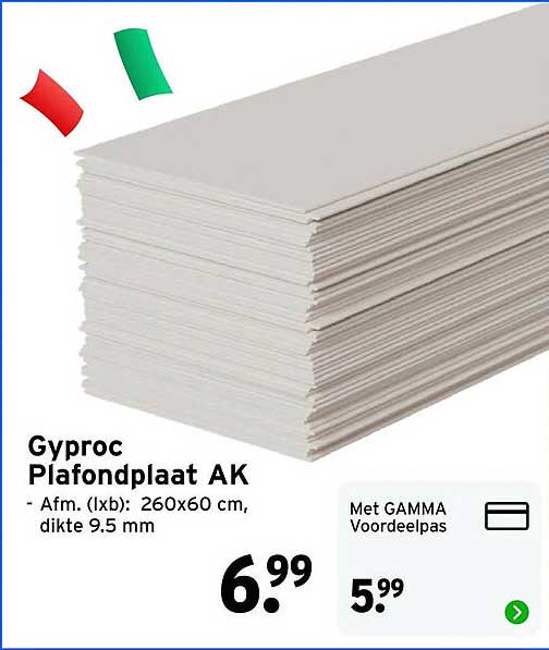 Gyproc Plafondplaat AK