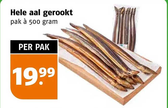 Hele aal gerookt pak à 500 gram