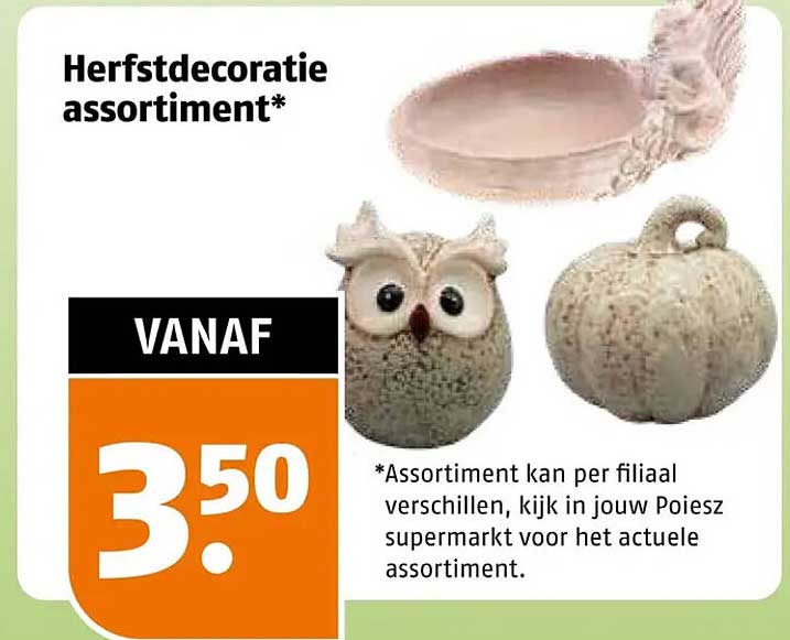 Herfstdecoratie assortiment*