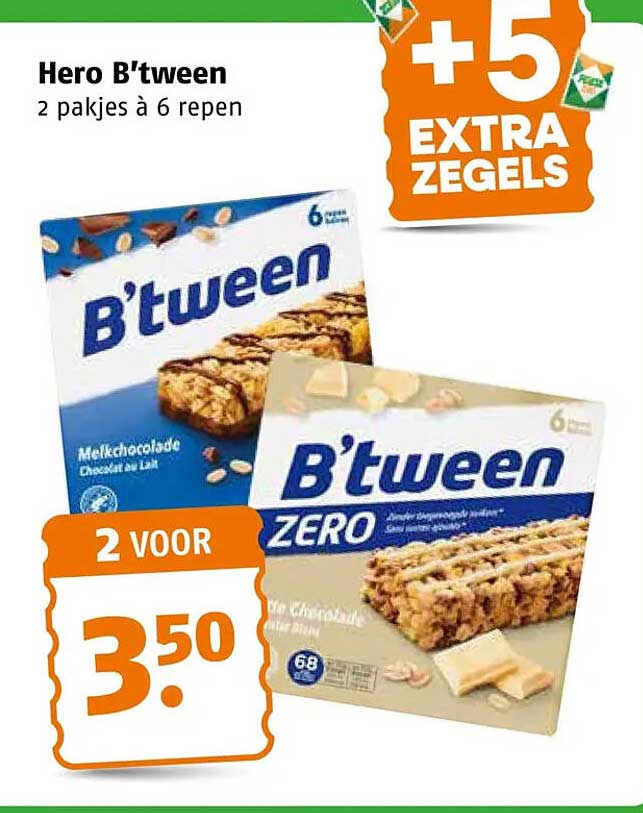 Hero B'tween 2 pakjes à 6 repen