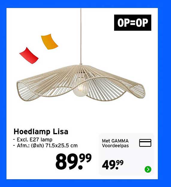Hoedlamp Lisa