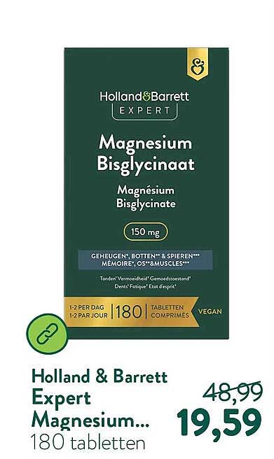 Holland & Barrett Expert Magnesium... 180 tabletten