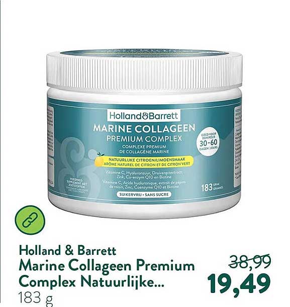 Holland & Barrett Marine Collageen Premium Complex Natuurlijke...