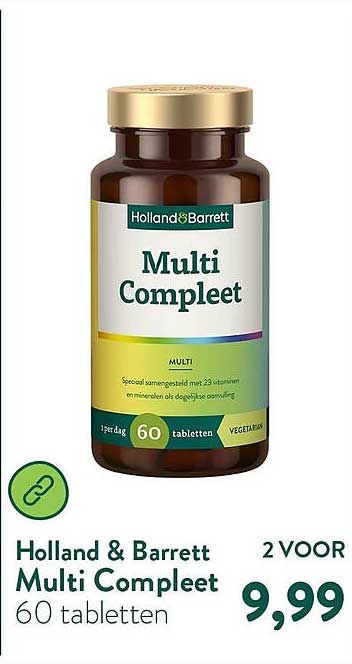 Holland & Barrett Multi Compleet 60 tabletten 2 VOOR