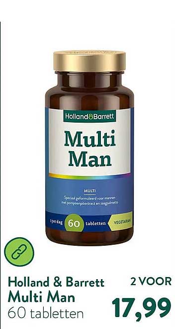 Holland & Barrett Multi Man 60 tabletten
