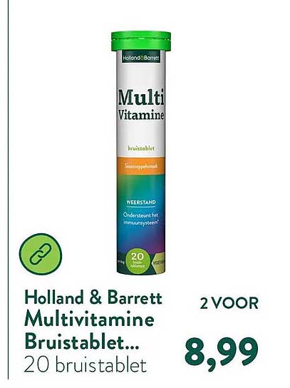 Holland & Barrett Multivitamine Bruistablet... 20 bruistablet 2 VOOR