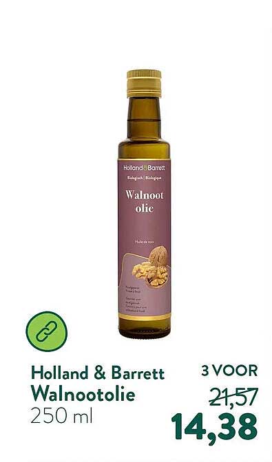Holland & Barrett Walnootolie 250 ml 3 VOOR