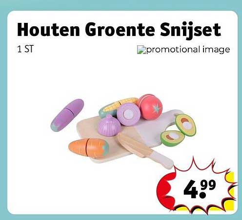 Houten Groente Snijset