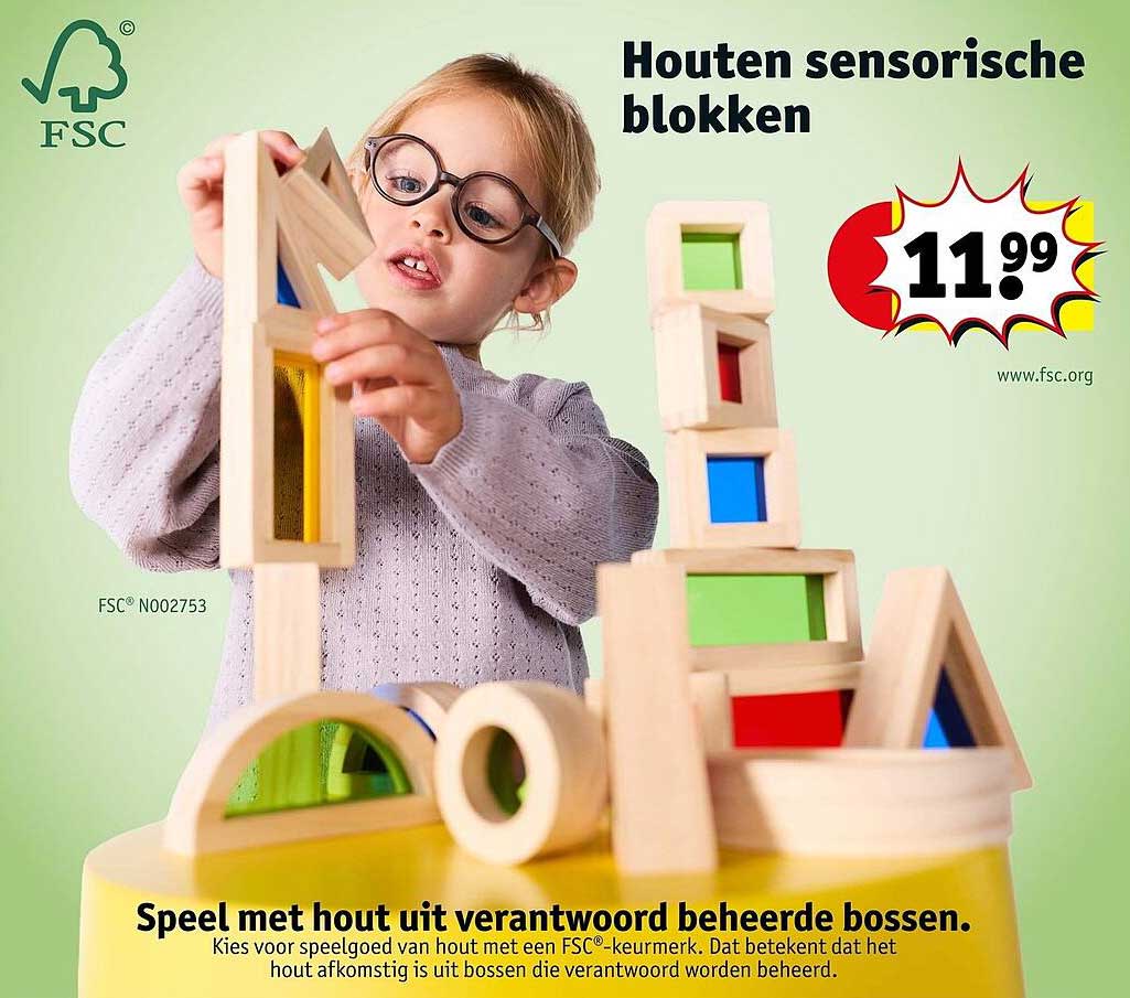 Houten sensorische blokken