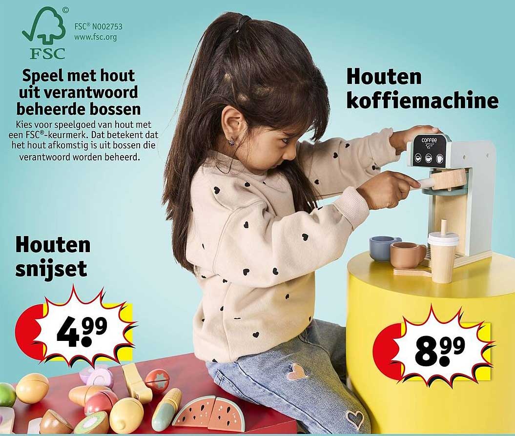 Houten snijset