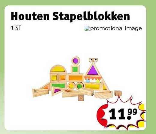 Houten Stapelblokken 1 ST