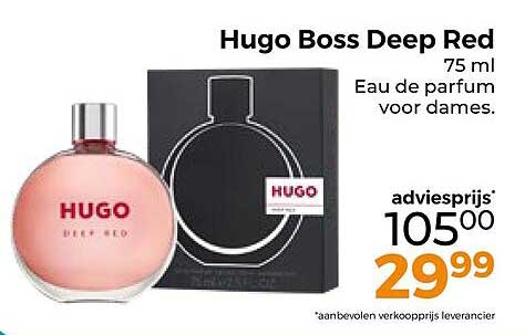 Hugo Boss Deep Red 75 ml Eau de parfum voor dames.