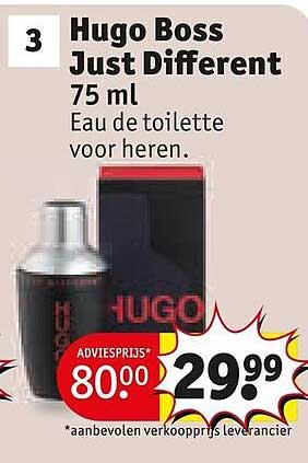 Hugo Boss Just Different 75 ml Eau de toilette voor heren