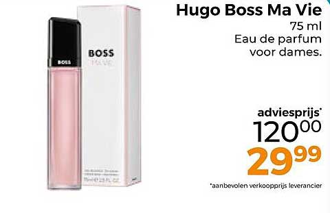 Hugo Boss Ma Vie 75 ml Eau de parfum voor dames.