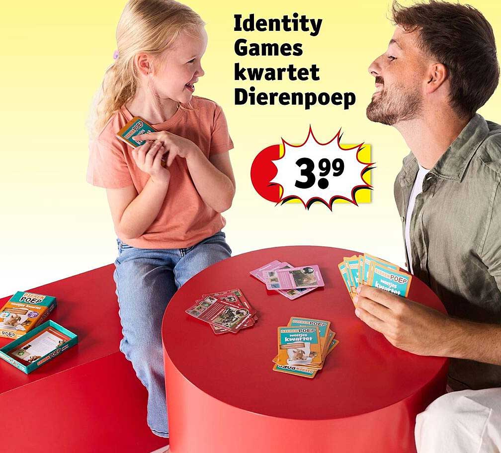 Identity Games kwartet Dierenpoep