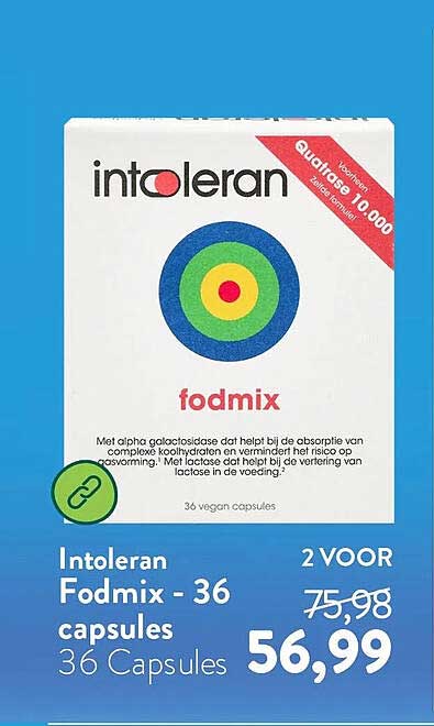 Intoleran Fodmix - 36 capsules 36 Capsules