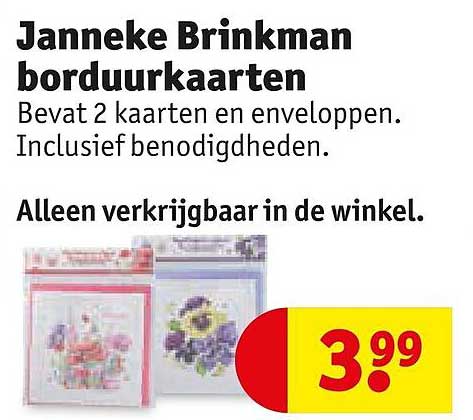 Janneke Brinkman borduurkaarten