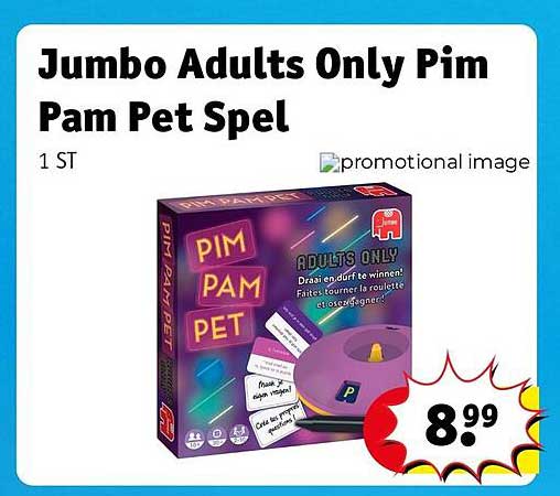 Jumbo Adults Only Pim Pam Pet Spel