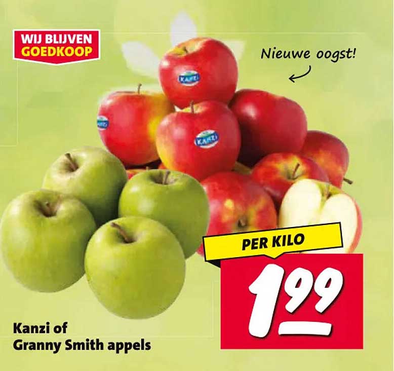 Kanzi of Granny Smith appels