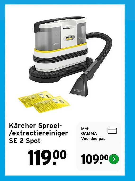 Kärcher Sproei-/extractiereiniger SE 2 Spot