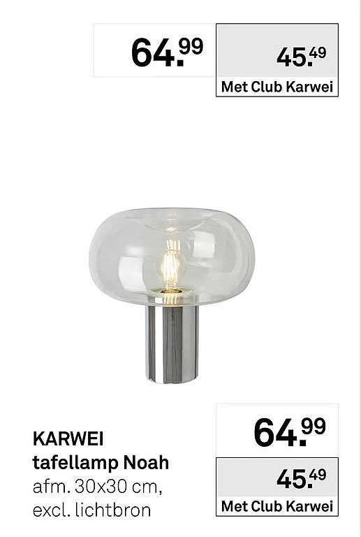 KARWEI tafellamp Noah