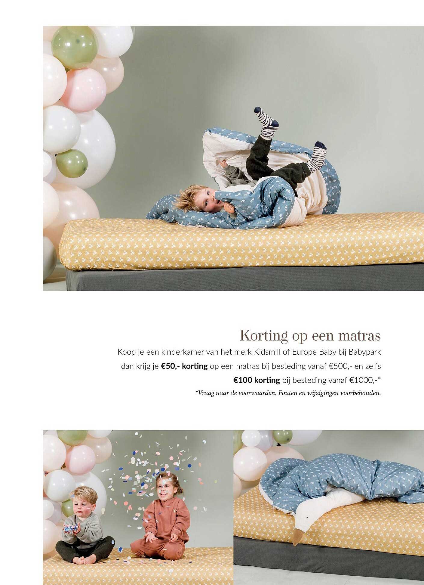 Korting op een matras