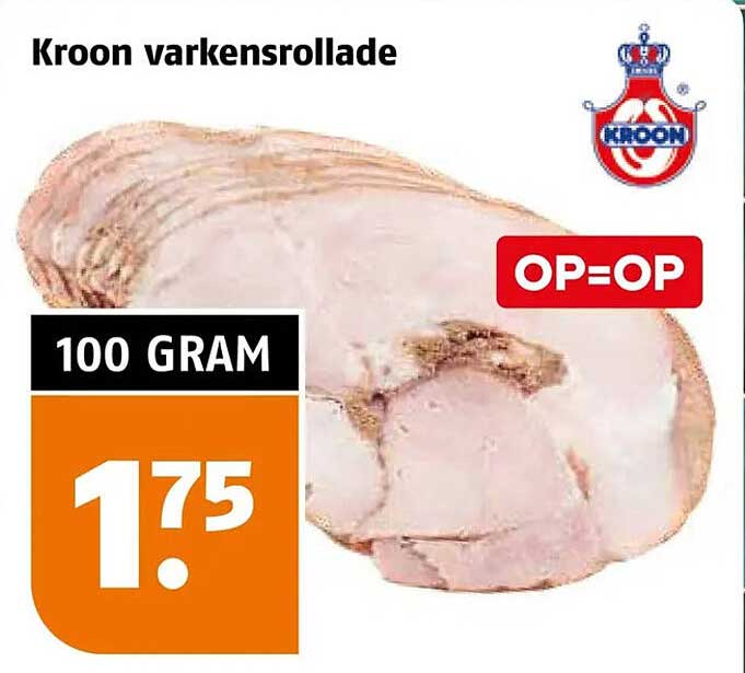 Kroon varkensrollade OP=OP